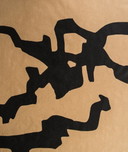 Eduardo Chillida: Lithographie auf braunem Packpapier
