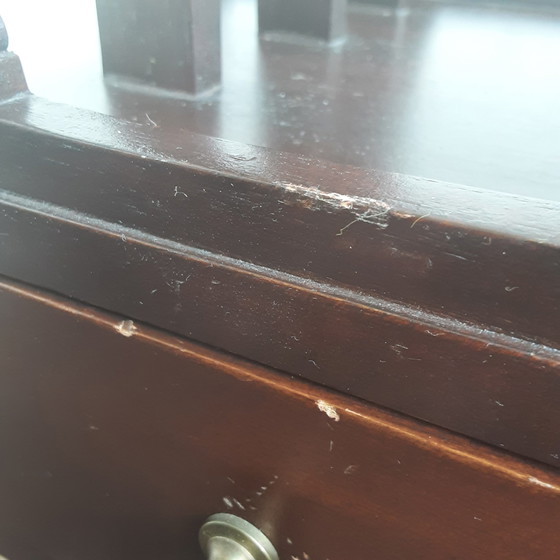 Image 1 of Vintage-Schallplattenschrank aus Holz