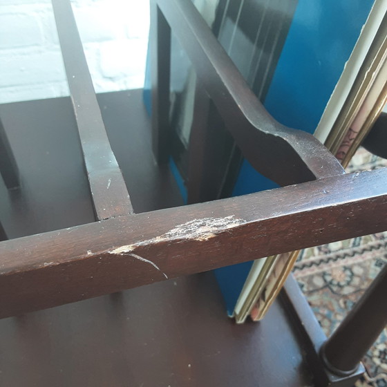 Image 1 of Vintage-Schallplattenschrank aus Holz