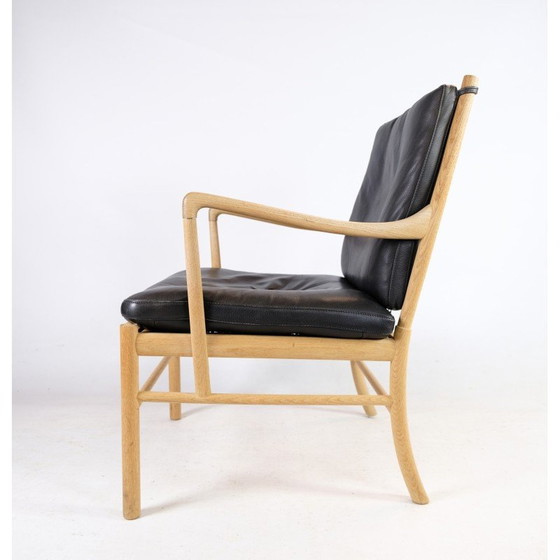 Image 1 of Paar Vintage-Sessel im Kolonialstil Modell Ow149 von Ole Wanscher für Carl Hansen und Søn