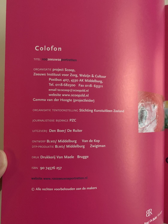 Image 1 of Zeichnung Janpeter Muilwijk, Porträt Cor Hoek, 100 Zeeland-Porträts, 2000