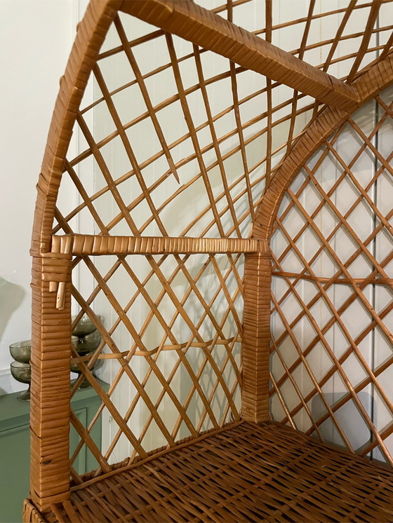 Image 1 of Bücherregal aus Rattan