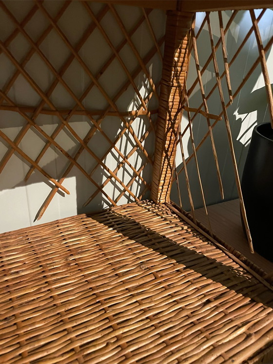 Image 1 of Bücherregal aus Rattan