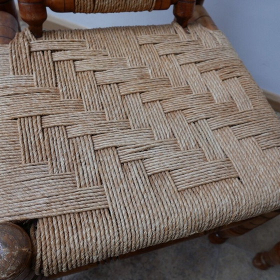 Image 1 of Paar Vintage Easy Lounge Chairs Audoux Minet, Französisch 1960er Jahre