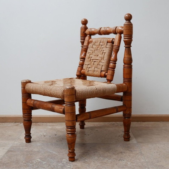 Image 1 of Paar Vintage Easy Lounge Chairs Audoux Minet, Französisch 1960er Jahre