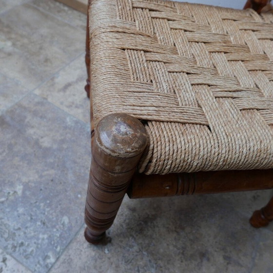 Image 1 of Paar Vintage Easy Lounge Chairs Audoux Minet, Französisch 1960er Jahre