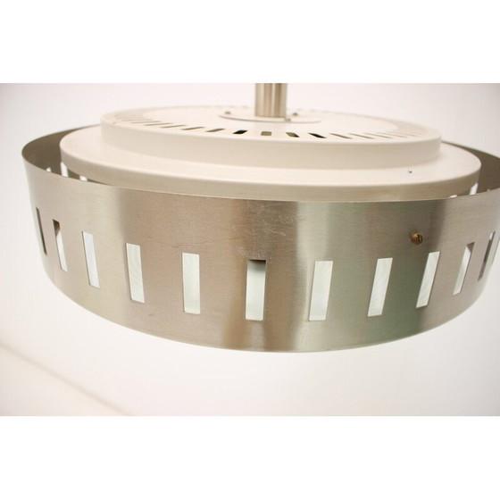 Image 1 of Mid Century Pendelleuchte aus Glas und Metall, Deutschland 1969