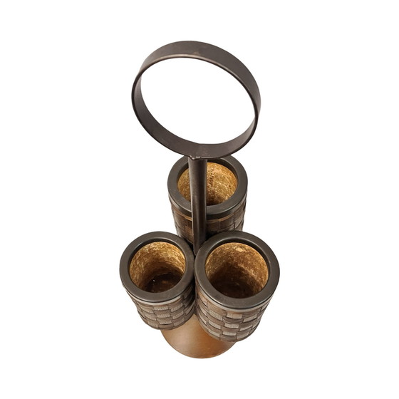 Image 1 of Modernist Weinregal, Blumenständer, Flaschenregal, Dänemark 1970S.