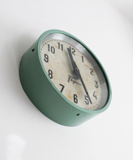 Image 1 of 1950er Industrieuhr aus der Fabrik Zbrojovka in Brünn