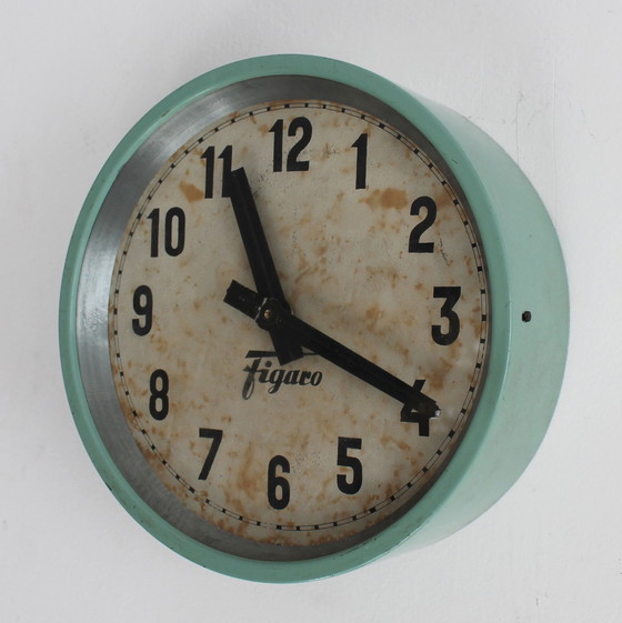 Image 1 of 1950er Industrieuhr aus der Fabrik Zbrojovka in Brünn