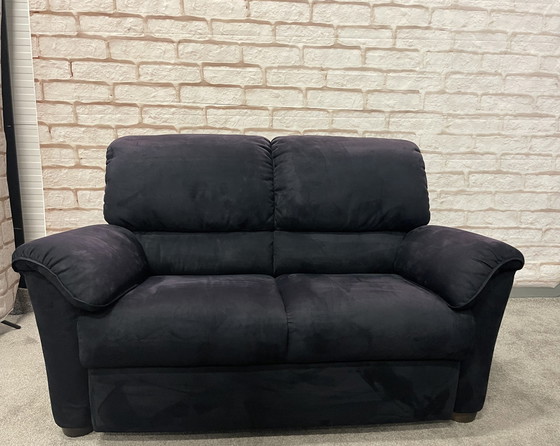 Image 1 of Vintage Natuzzi Stoff 3 + 2 Sitzer Sofa Set