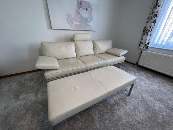 Image 1 of Walter Knoll 'Living Platform' 3-sitziges Ledersofa