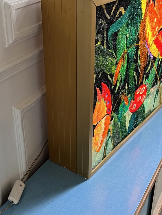 Image 1 of Tableau Lampe Leuchtend Amerikanisch 70er Jahre