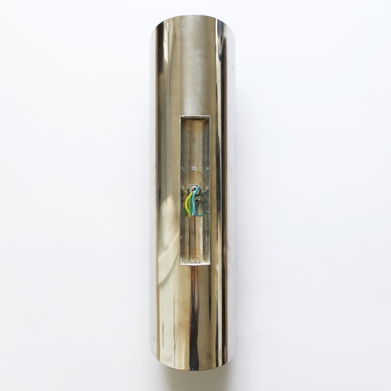 Image 1 of 60S/70S Vintage Chrom Wandleuchte