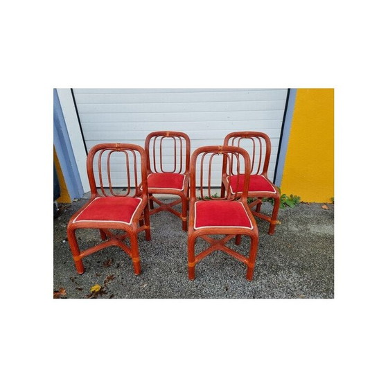 Image 1 of Vintage Maugrion Esstischgarnitur von Roche Bobois, 1980