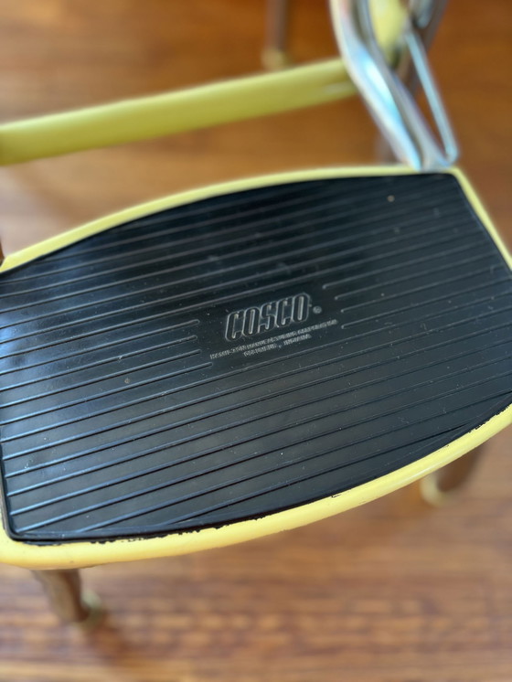 Image 1 of Cosco Hochstuhl Kinderstuhl Stuhl Treppenstuhl Barhocker 50er Gelb Metall