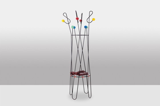 Image 1 of Roger Feraud. Garderobenständer "Violinschlüssel". 1950/60er Jahre
