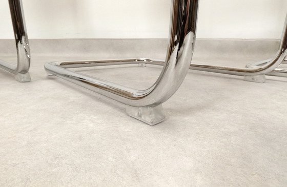 Image 1 of  Satz von 4 S32 Thonet-Stühlen von Marcel Breuer