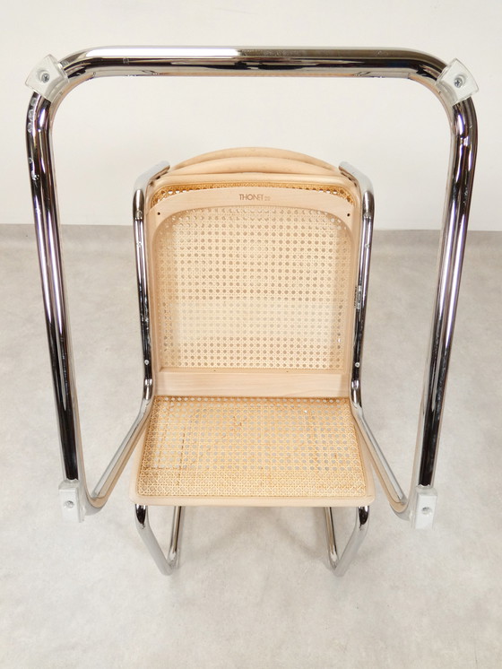 Image 1 of  Satz von 4 S32 Thonet-Stühlen von Marcel Breuer