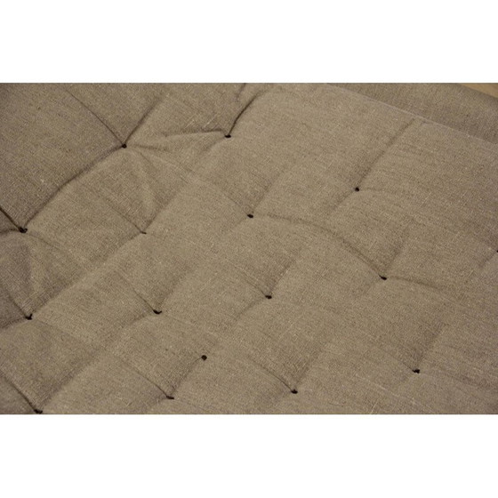 Image 1 of Skandinavisches Vintage-Safari-Tagesbett aus Birke und Leinen