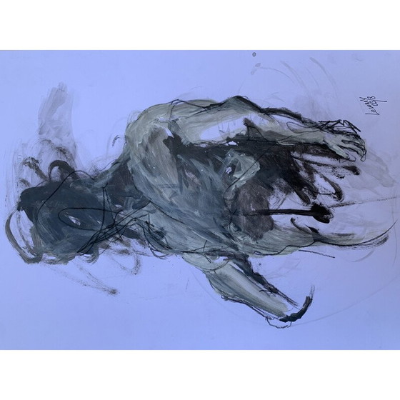 Image 1 of Vintage-Gemälde Corps 6 von Lemmy Gonthier, 2014