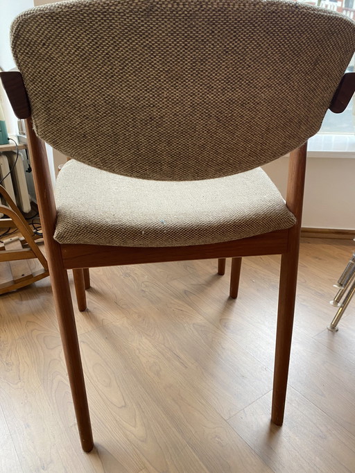 Kai Kristiansen Danish Teak Z Stühle Modell 42