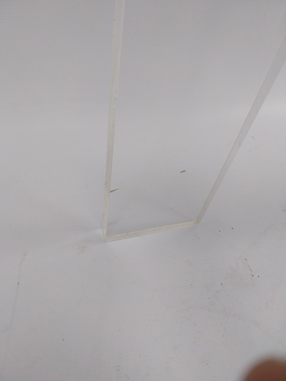 Image 1 of Couchtisch aus Lucite-Metall und Glas aus den 1970er Jahren