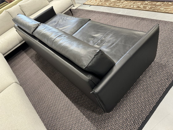 Image 1 of Gelderland 7675 Yves 3-Sitzer Sofa schwarzes Leder