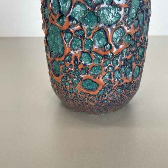 Image 1 of Mehrfarbige Vase aus fetter Lava von Scheurich, Deutschland 1970er Jahre