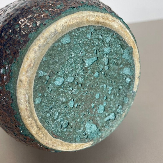 Image 1 of Mehrfarbige Vase aus fetter Lava von Scheurich, Deutschland 1970er Jahre