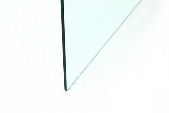 Image 1 of Gallotti & Radice T35 R Coffee Table Set, Satztische, Italien 1975, Edelstahl + Kristallglas