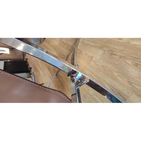 Image 1 of Klappsessel Luisa Vintage aus verchromtem Metall von Marcello Cuneo, 1970er Jahre