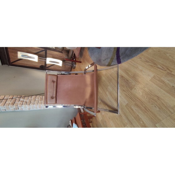 Image 1 of Klappsessel Luisa Vintage aus verchromtem Metall von Marcello Cuneo, 1970er Jahre