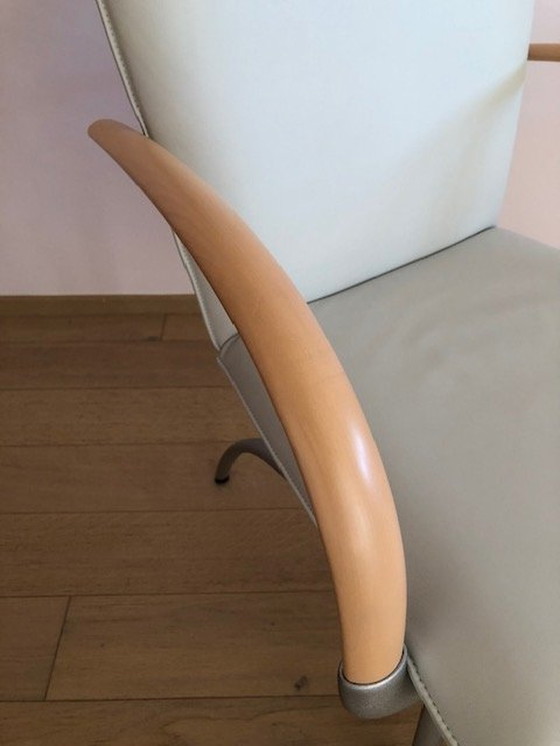 Image 1 of 2 X Rolf Benz Stühle, Serie 7000, Leder