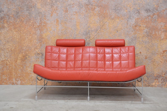 Image 1 of Zweisitzer-Sofa Leolux Volare aus rotem Leder