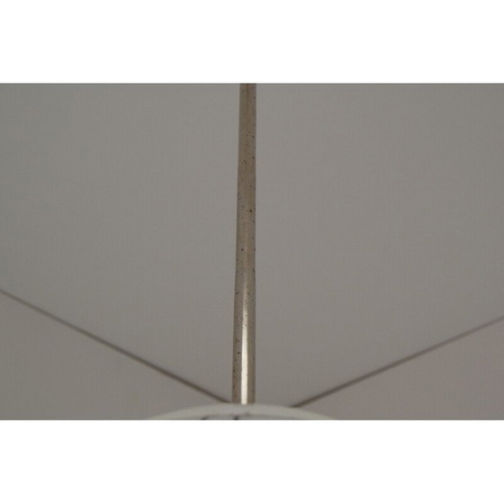 Image 1 of Vintage Hängeleuchte aus Glas und Metall, Tschechoslowakei 1960