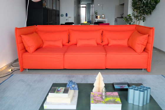Image 1 of Rot/Orange Vitra Alcove Plume - 3-Sitzer