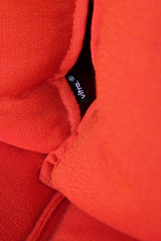 Image 1 of Rot/Orange Vitra Alcove Plume - 3-Sitzer