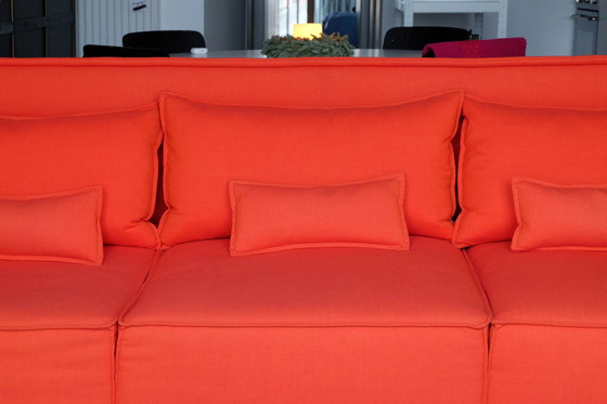 Image 1 of Rot/Orange Vitra Alcove Plume - 3-Sitzer