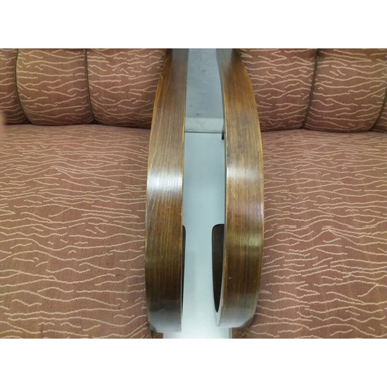 Image 1 of Satz von 3 Halabala-Sesseln im Art-Deco-Stil von U.P. Race Brno, Tschechoslowakei 1930er Jahre