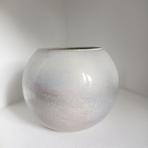 Vase Boule Signiert Jean Noël Bouillet