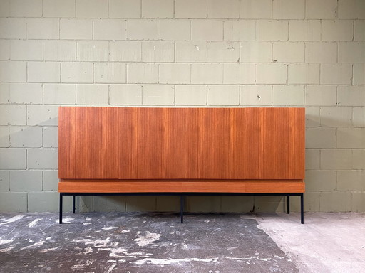 B60 Sideboard Highboard In Teak Von Dieter Waeckerlin Für Behr