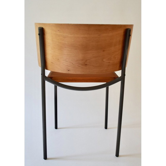 Image 1 of Vintage Lila Hunter Stuhl aus Sperrholz und Pvc-Draht von Philippe Starck für Xo, 1988