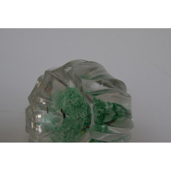 Image 1 of Briefbeschwerer aus Kunstglas von Novy Bor, Tschechoslowakei 1950