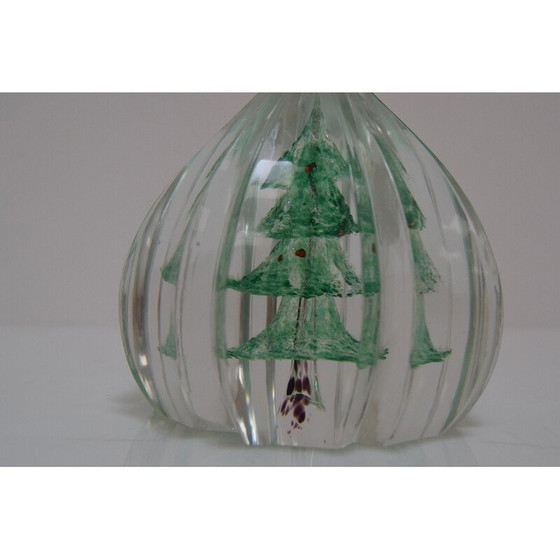 Image 1 of Briefbeschwerer aus Kunstglas von Novy Bor, Tschechoslowakei 1950