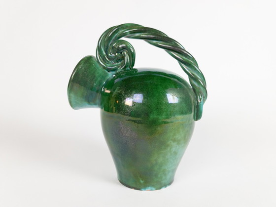 Image 1 of Maître Céramiste ALEXANDRE de Wemmel (1925 - 1962) – Art Deco Vase – hergestellt in Belgien – 1920er/1940er Jahre