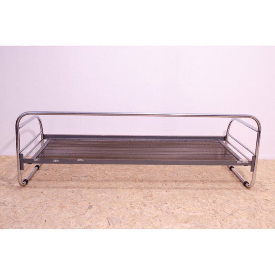 Image 1 of Vintage Bauhaus 3-Sitzer Sofa aus verchromtem Stahlrohr, 1930