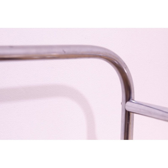 Image 1 of Vintage Bauhaus 3-Sitzer Sofa aus verchromtem Stahlrohr, 1930