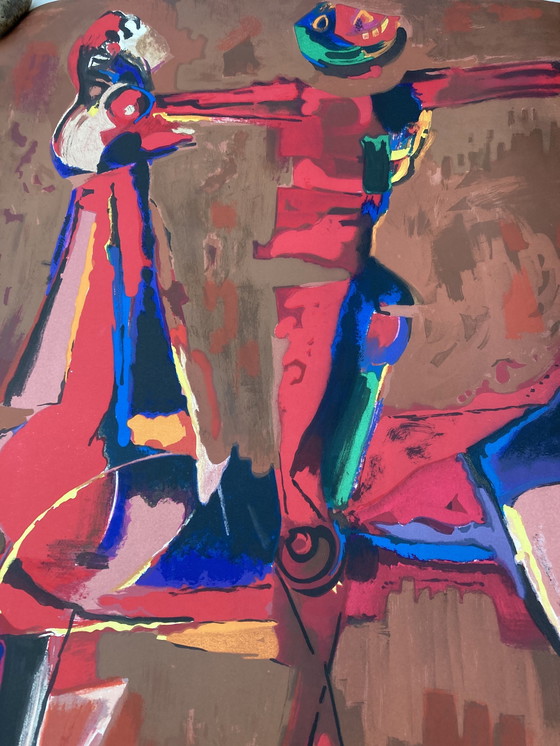 Image 1 of Lithografie Olympische Sommerspiele 1972, München, Von Marino Marini