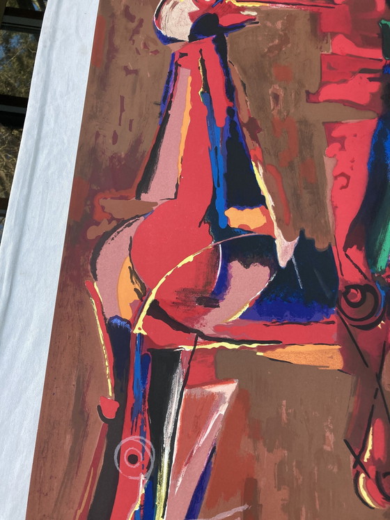 Image 1 of Lithografie Olympische Sommerspiele 1972, München, Von Marino Marini